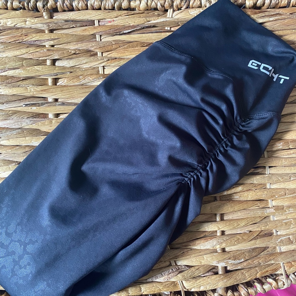Black ECHT leopard print leggings